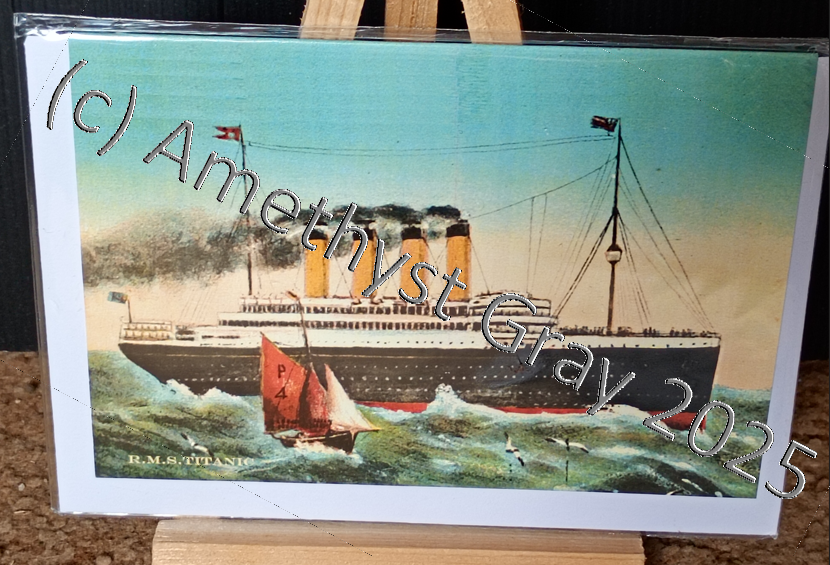 Titanic Greeting card - Replica of original postcard circa 1912/1910 - 3 Options Available