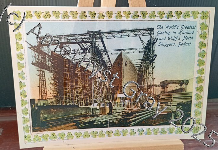 Titanic Postcard - Replica of a real original postcard circa 1910/1912 - 3 Options Available