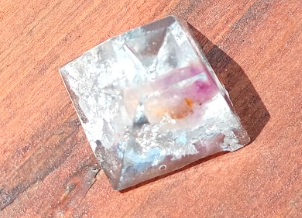 Tiny Orgonate Pyramid Orgone Device - Crystal, Stone, Foil and Filings - 6 Options Available - Handmade in Wiltshire