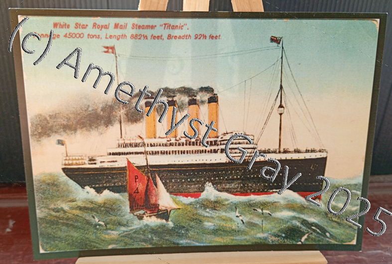 Titanic Postcard - Replica of a real original postcard circa 1910/1912 - 3 Options Available