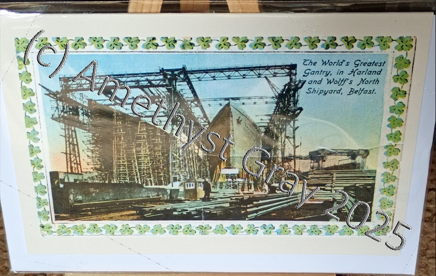 Titanic Greeting card - Replica of original postcard circa 1912/1910 - 3 Options Available