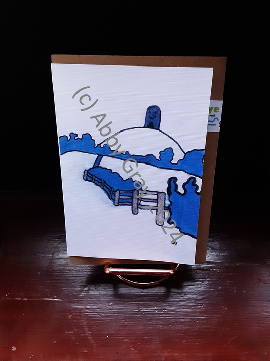 Christmas / Yule / Winter and Snow Greeting Card - Ten Designs Available - Printed in Wiltshire - Original Design by Abby Gray