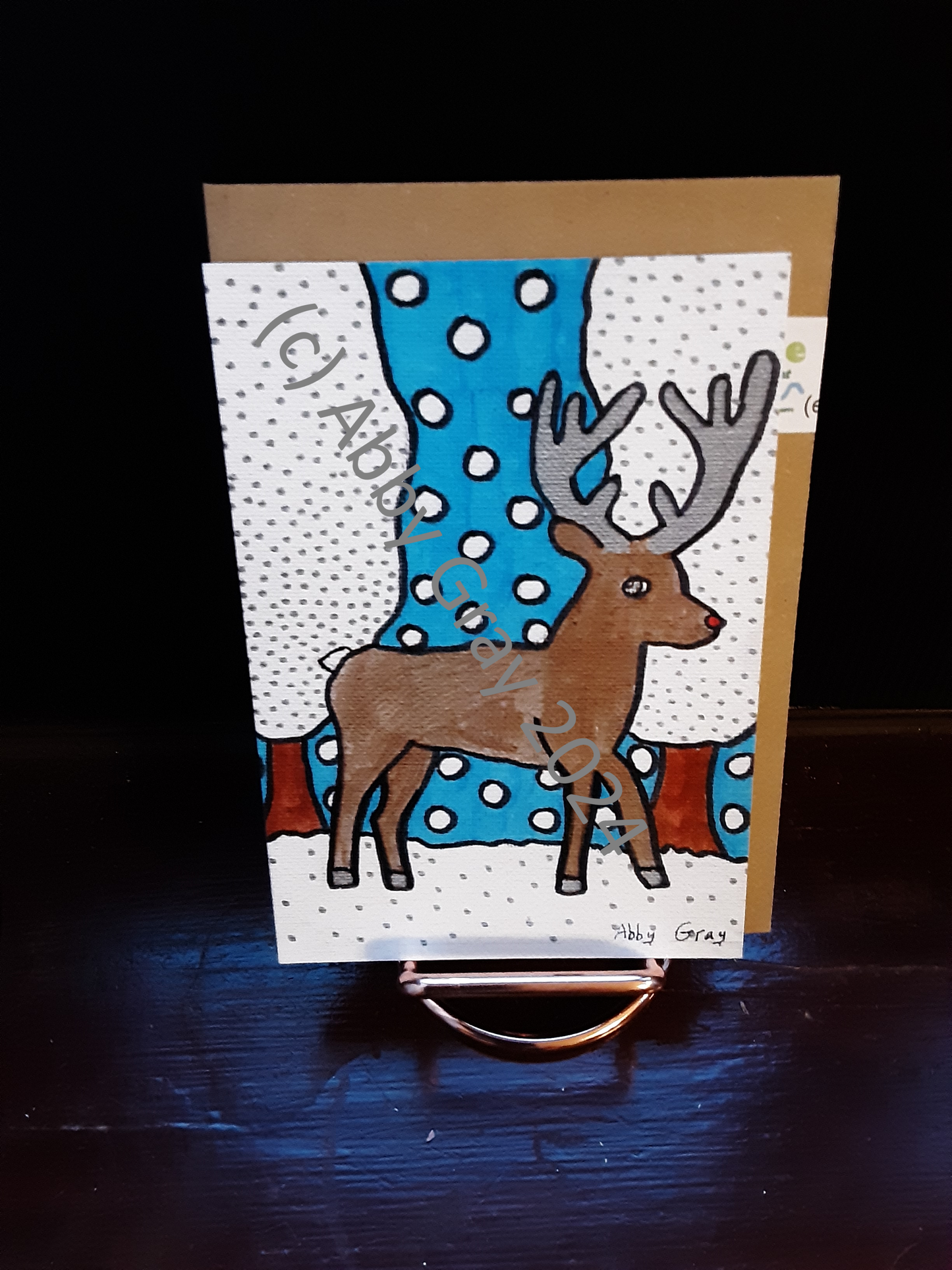 Christmas / Yule / Winter and Snow Greeting Card - Ten Designs Available - Printed in Wiltshire - Original Design by Abby Gray