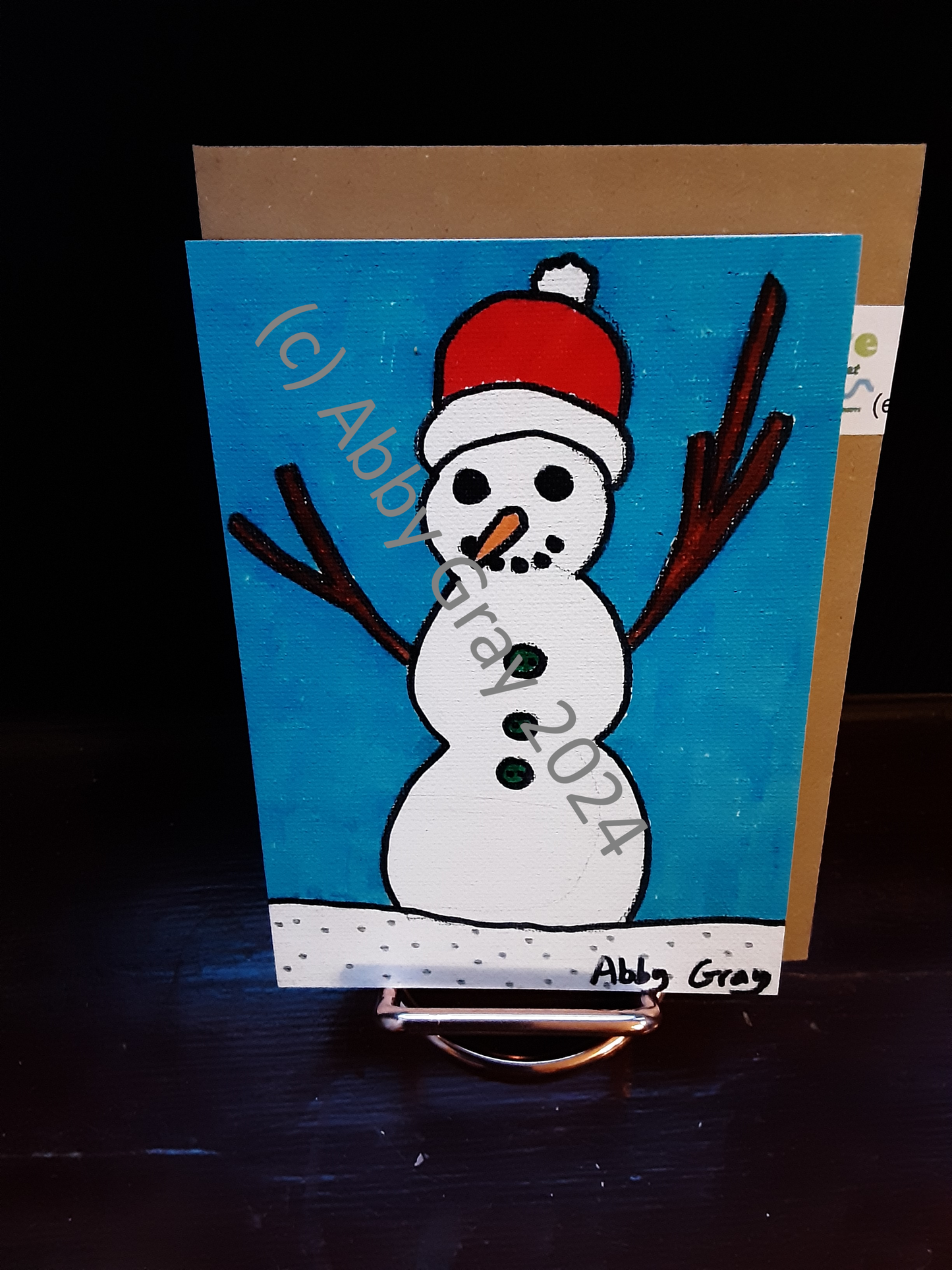 Christmas / Yule / Winter and Snow Greeting Card - Ten Designs Available - Printed in Wiltshire - Original Design by Abby Gray
